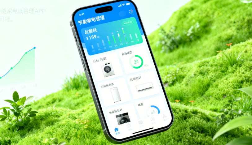 节能家电管理App布局：5大核心模块与3类数据看板设计