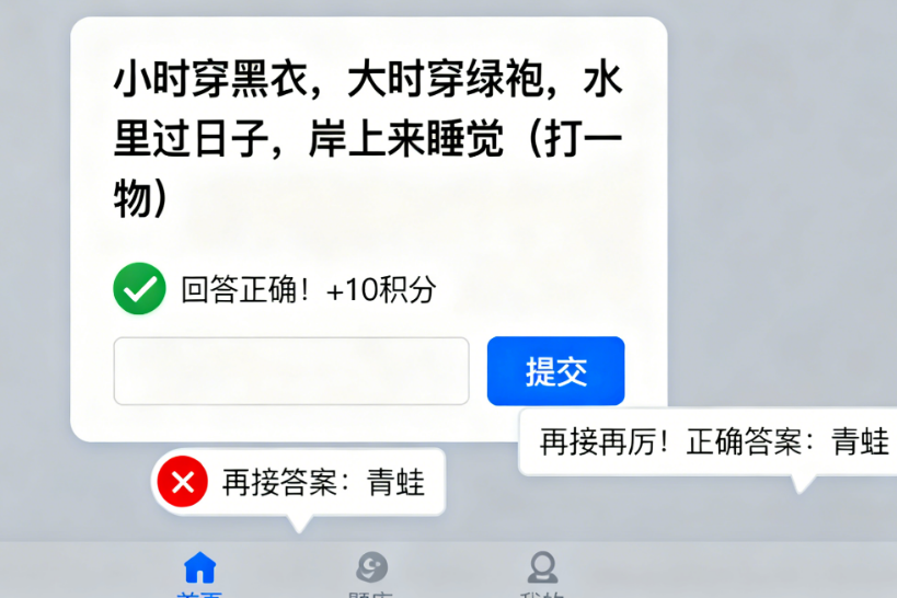 微信谜语小程序怎么开发更有趣?从题库设计、交互体验到社交分享的深度优化指南