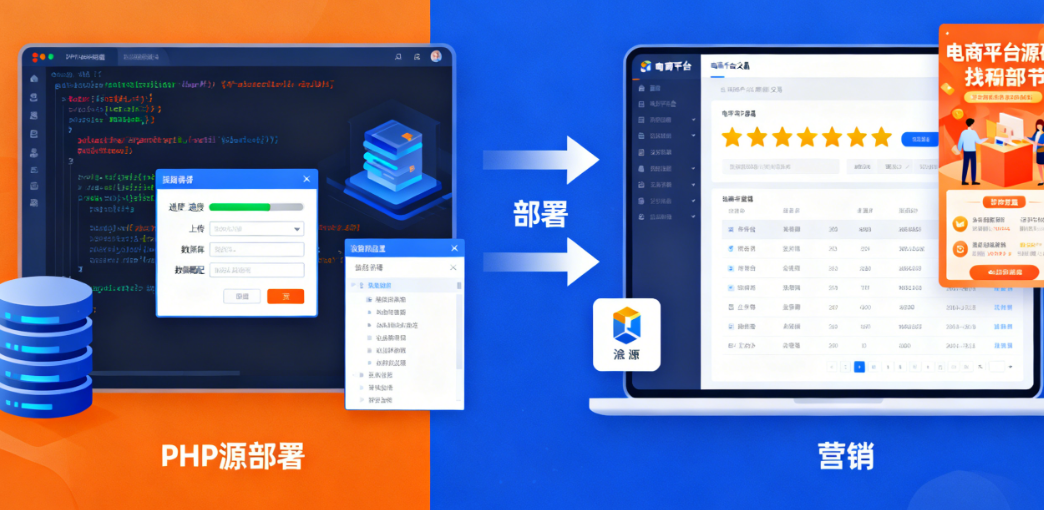 快速实现PHP源码商业价值：必懂的3步部署心法与4种高效营销策略