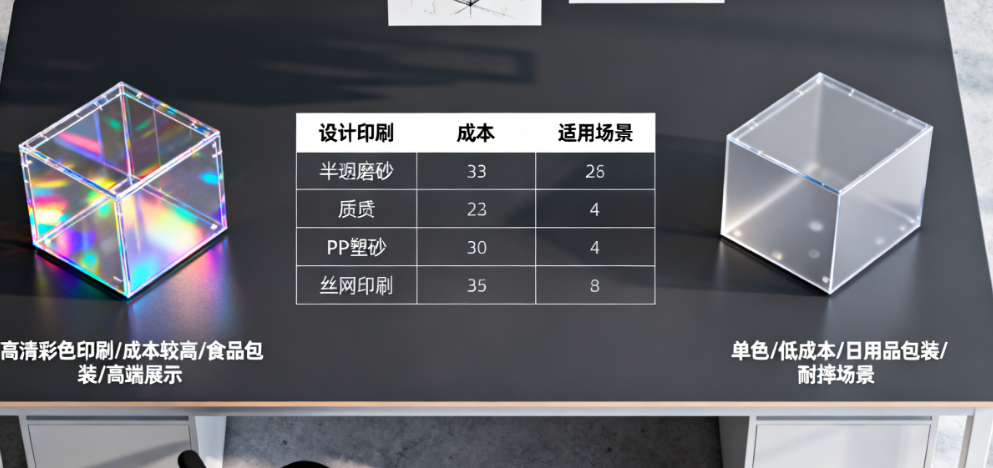 PET塑料盒 vs. PP塑料盒：设计印刷特点、成本及适用场景对比