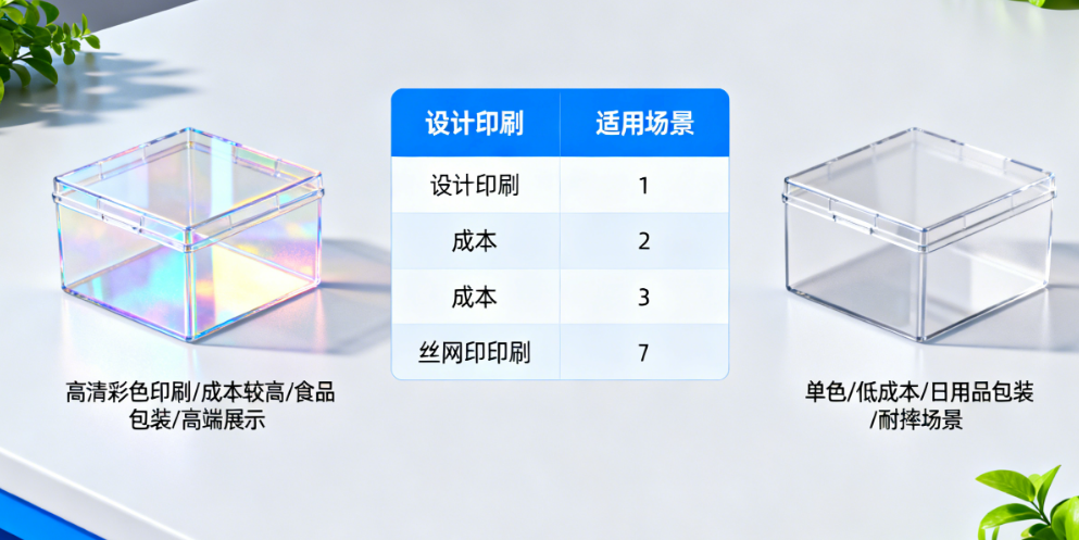 PET塑料盒 vs. PP塑料盒：设计印刷特点、成本及适用场景对比
