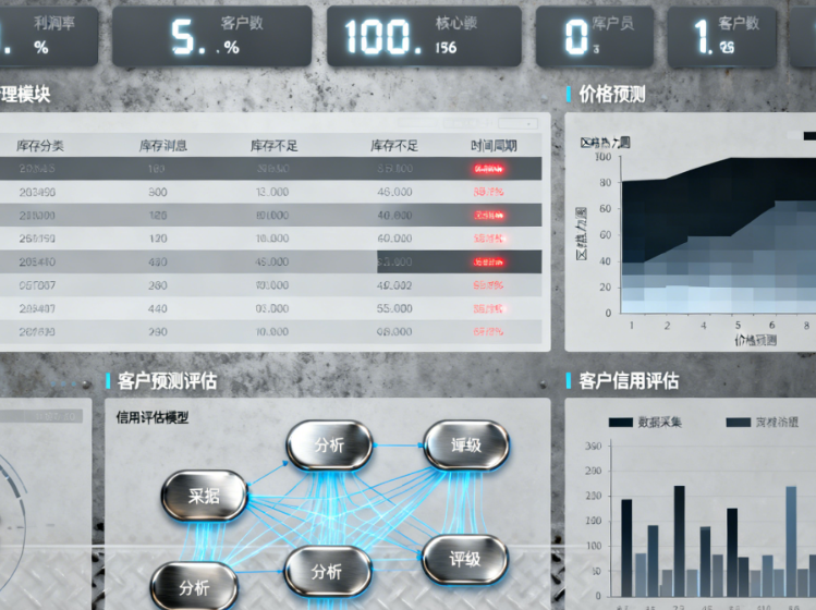 钢铁贸易数字化转型：集成AI与大数据智能分析的管理系统定制开发