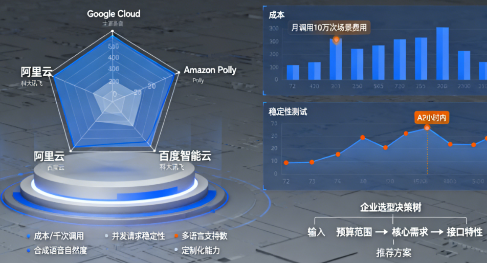 AI语音生成API接口怎么选？企业级应用成本与稳定性对比