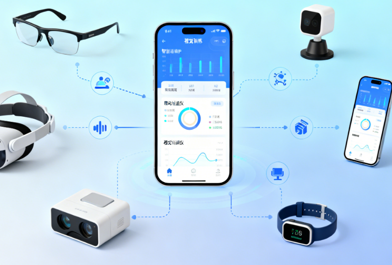 视觉训练效果不佳?可能是设备没选对!APP可联动的硬件设备详解