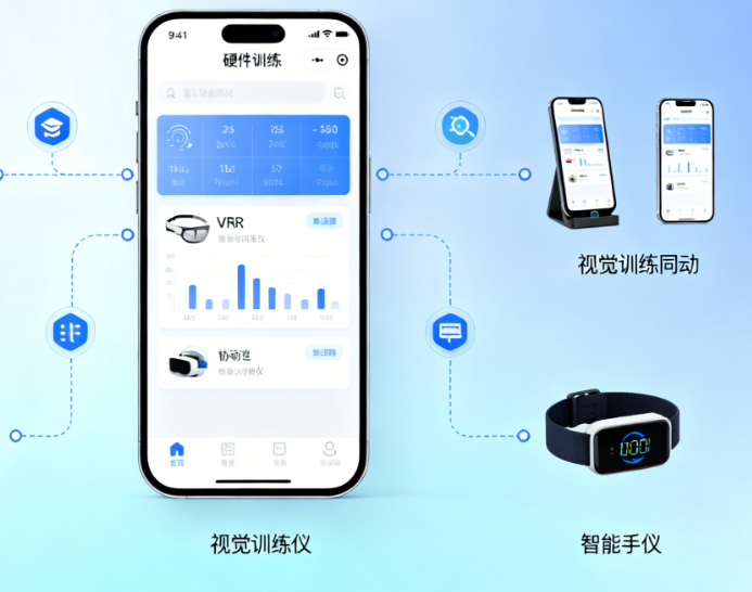 视觉训练效果不佳?可能是设备没选对!APP可联动的硬件设备详解