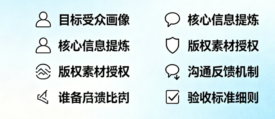 视频外包前必看：备好这5样“弹药”，效率翻倍不翻车！