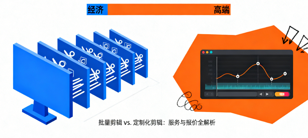 批量剪辑 vs. 定制化剪辑：服务与报价全解析，教你如何聪明花钱