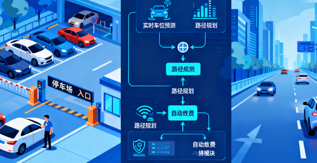 停车费烦、找位难？预测导航与收费系统融合如何破解城市出行困局