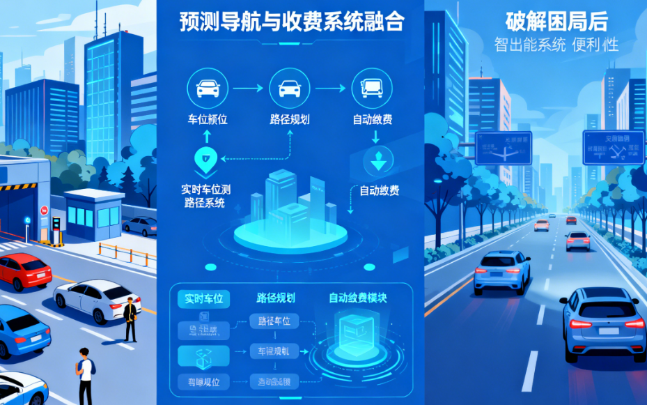 停车费烦、找位难？预测导航与收费系统融合如何破解城市出行困局