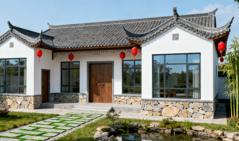 农村平房屋设计图有哪些优势?农村平房屋设计图如何规划?