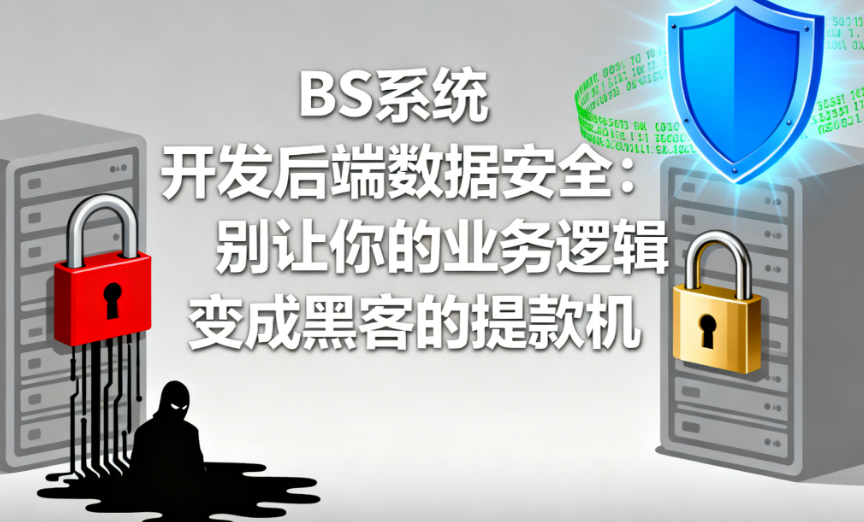 BS系统开发后端数据安全：别让你的业务逻辑变成黑客的提款机
