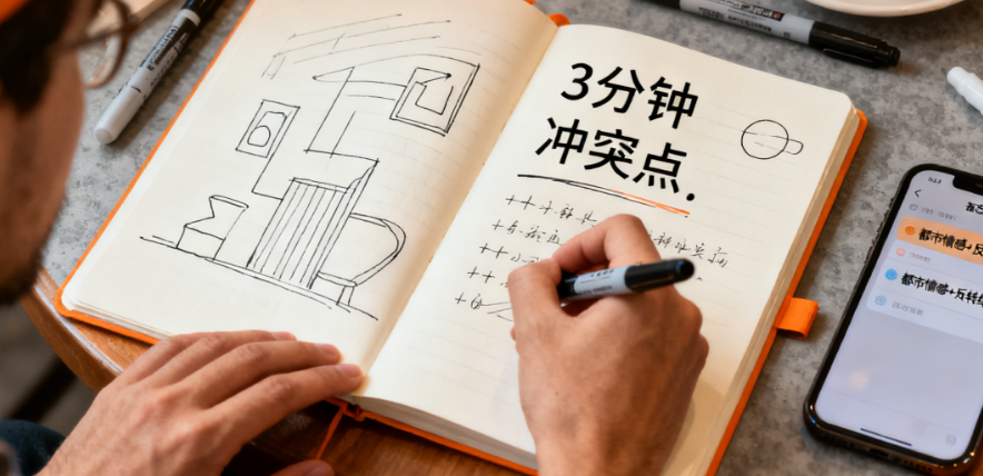 3分钟讲好一个故事：短剧编剧终极指南，从灵感到爆款
