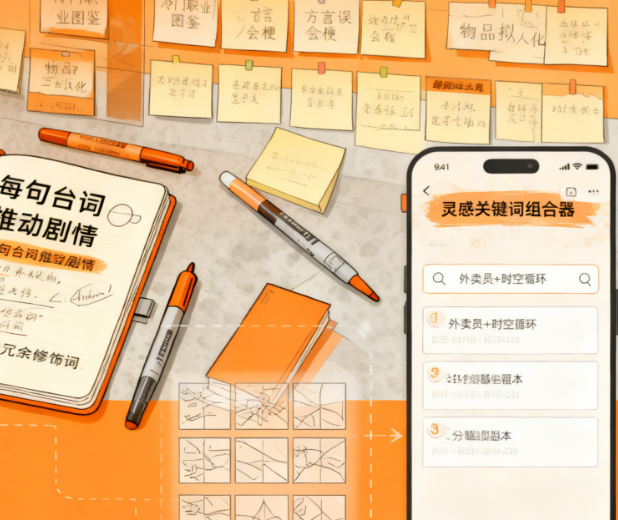 短视频剧情创意枯竭?这6大灵感金矿+3个高阶心法,让你永远不缺好故事!