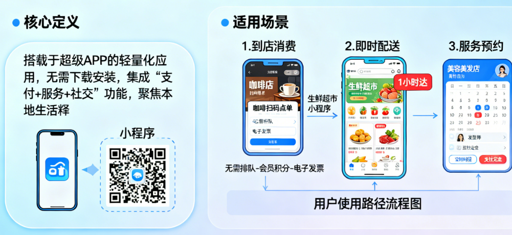 生活消费小程序:1个核心定义、2类主要形态与4个黄金适用场景