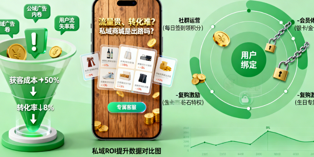 流量贵、转化难？私域商城是出路吗？解读其对中小商家的真正意义