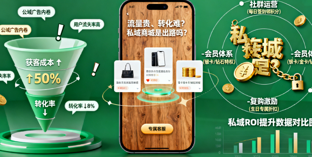 流量贵、转化难？私域商城是出路吗？解读其对中小商家的真正意义
