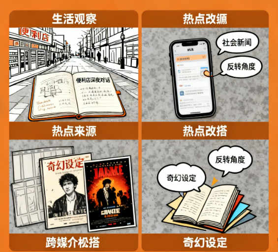 短视频剧情创意枯竭?这6大灵感金矿+3个高阶心法,让你永远不缺好故事!