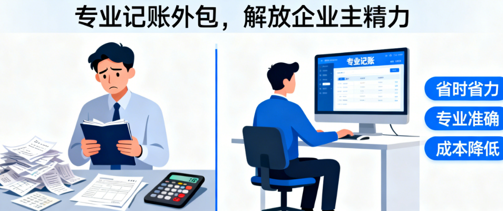 账本搞不定?别硬扛!为何精明老板都把记账外包了