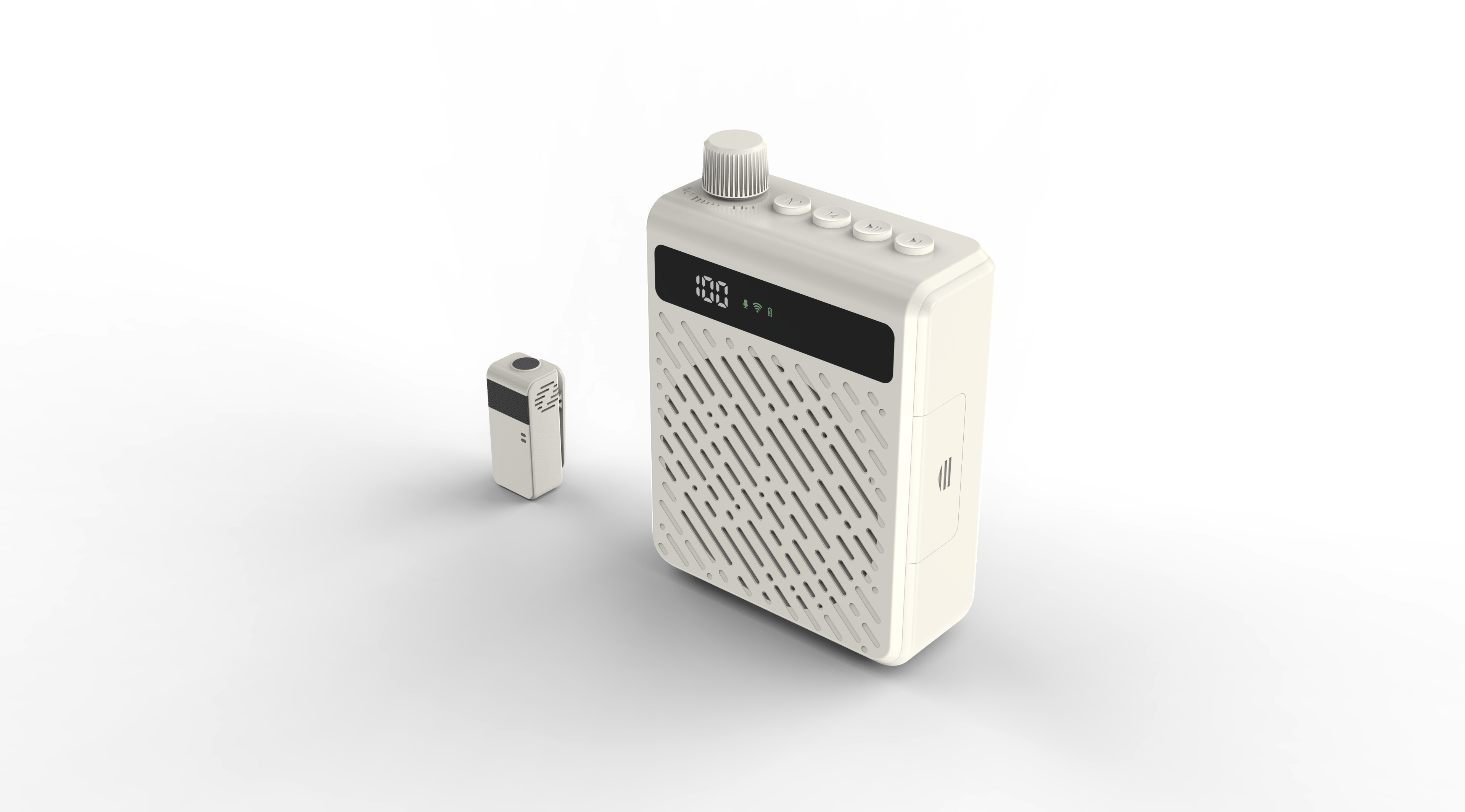 无线领夹麦扩音一体机