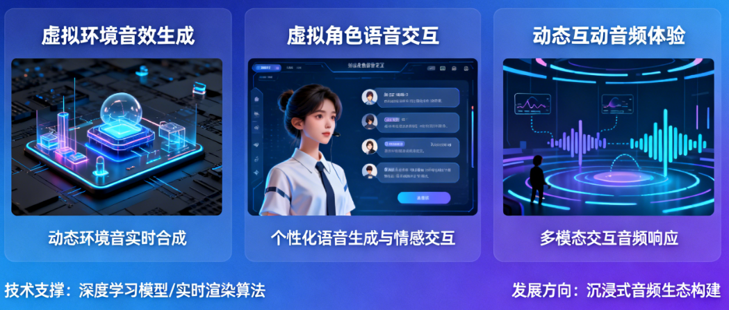 AI音频生成如何重塑元宇宙?从沉浸感到生产力的全面升级