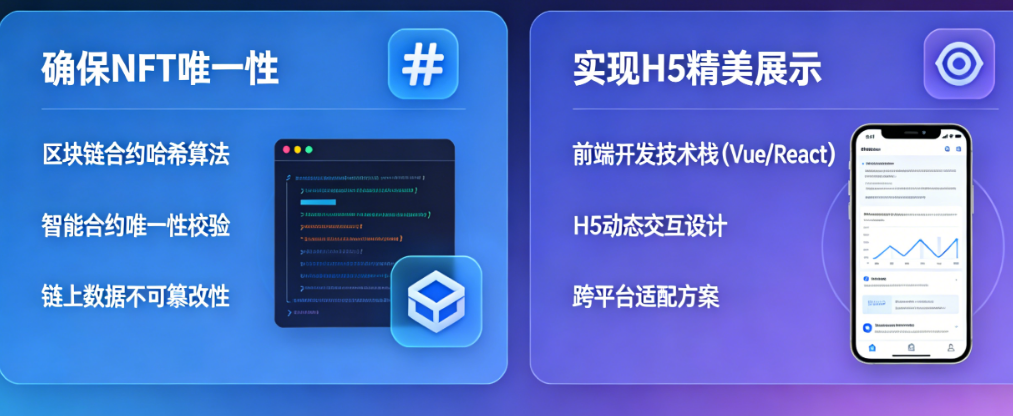 如何确保NFT唯一性?如何实现H5精美展示?——区块链合约与前端开发全解析
