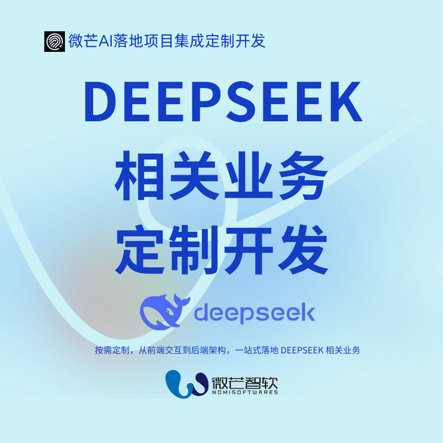 DEEPSEEK 相关业务 定制开发