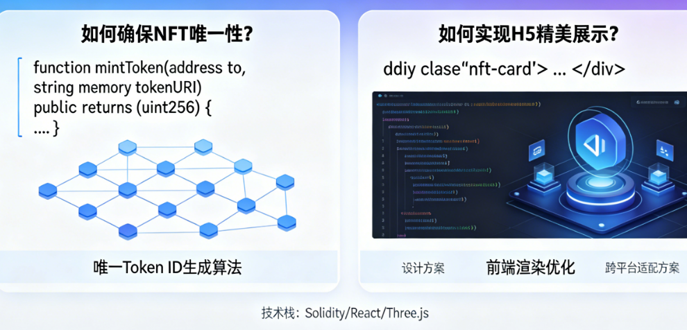 如何确保NFT唯一性？如何实现H5精美展示？——区块链合约与前端开发全解析