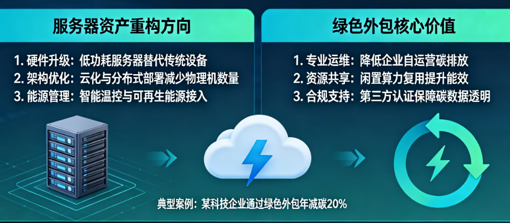 当“双碳”目标成为硬约束:企业的服务器资产应如何重构?绿色外包在其中扮演什么角色?