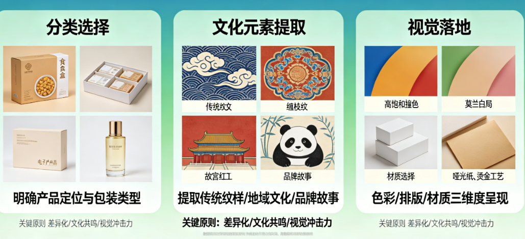 商品包装设计如何脱颖而出?从分类选择、文化元素提取到视觉落地的全流程拆解
