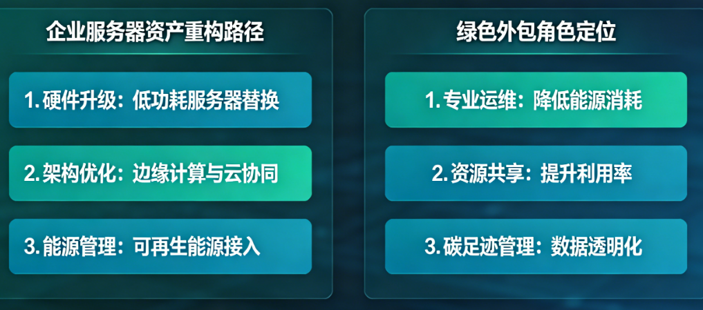 当“双碳”目标成为硬约束:企业的服务器资产应如何重构?绿色外包在其中扮演什么角色?