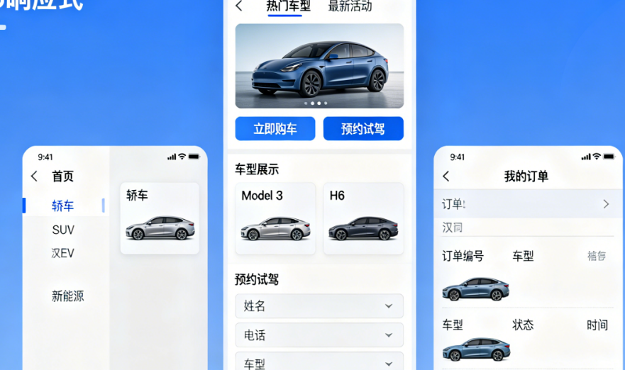 H5响应式汽车APP开发：5个关键jQuery性能优化经验与3种自适应布局方案详解