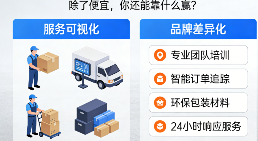 除了便宜，你还能靠什么赢？消费升级下的搬家公司品牌差异化设计与服务可视化