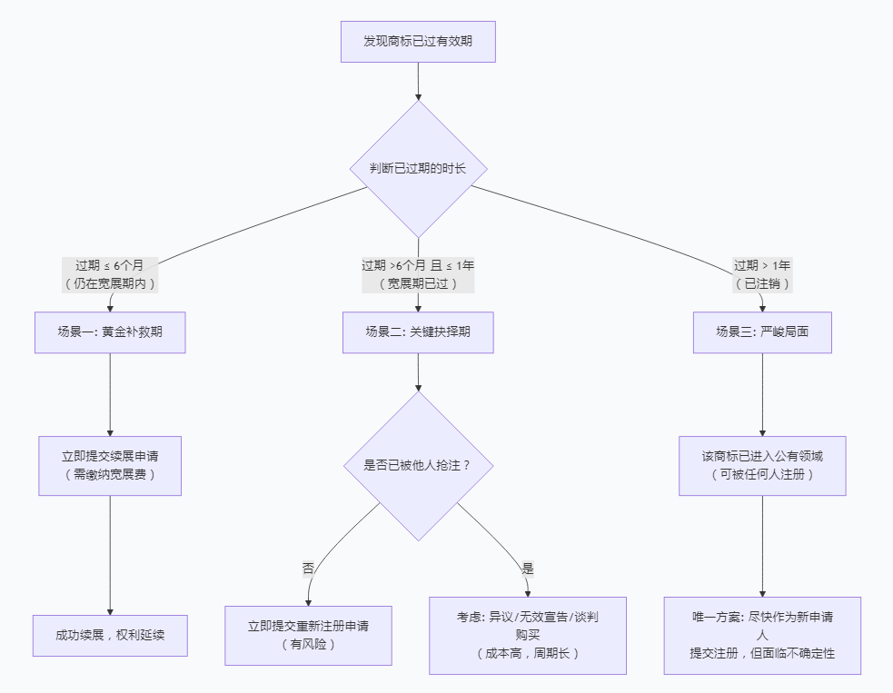 商标续展忘了办？别慌！3种过期场景“急救包”与避坑指南
