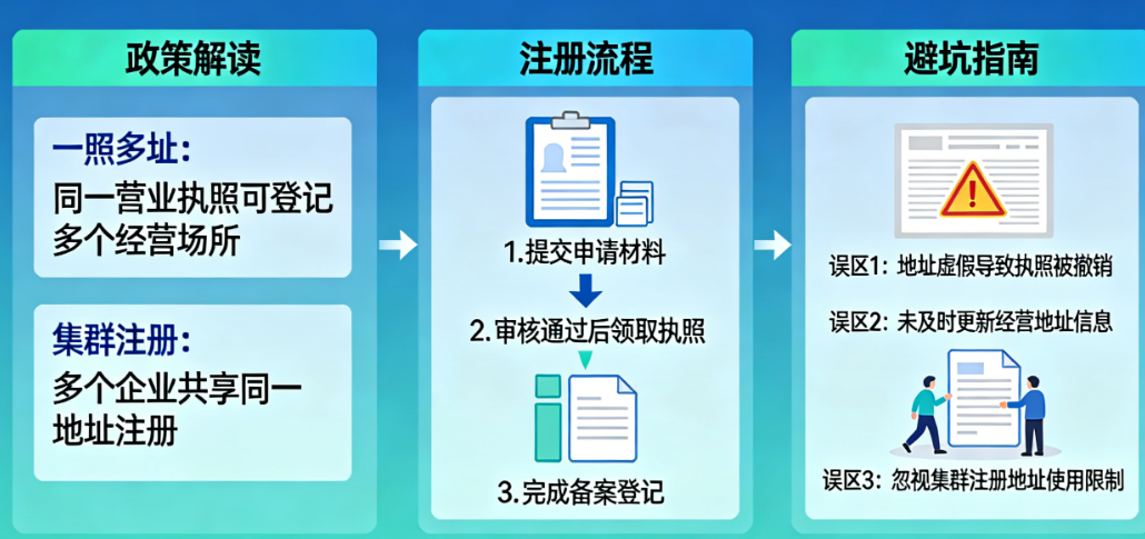 在厦门创业别租办公室了？“一照多址”和“集群注册”实操避坑指南