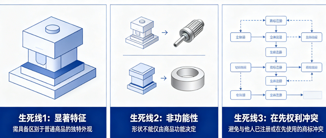 想注册立体商标?别急着动手!先搞懂这3个生死线