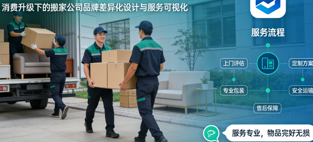 除了便宜，你还能靠什么赢？消费升级下的搬家公司品牌差异化设计与服务可视化