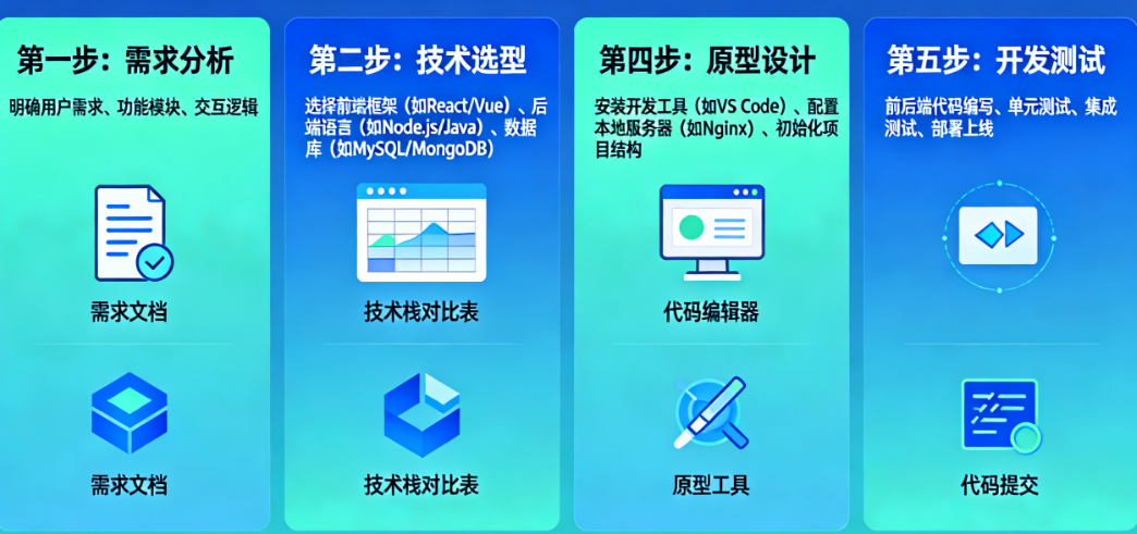 3小时跑通第一个WebApp:新手必装的3样工具、必写的5行代码、必避的2个环境坑
