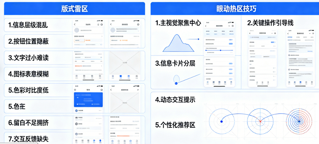 APP界面劝退用户的7个版式雷区,及让停留时长翻倍的5个眼动热区设计技巧