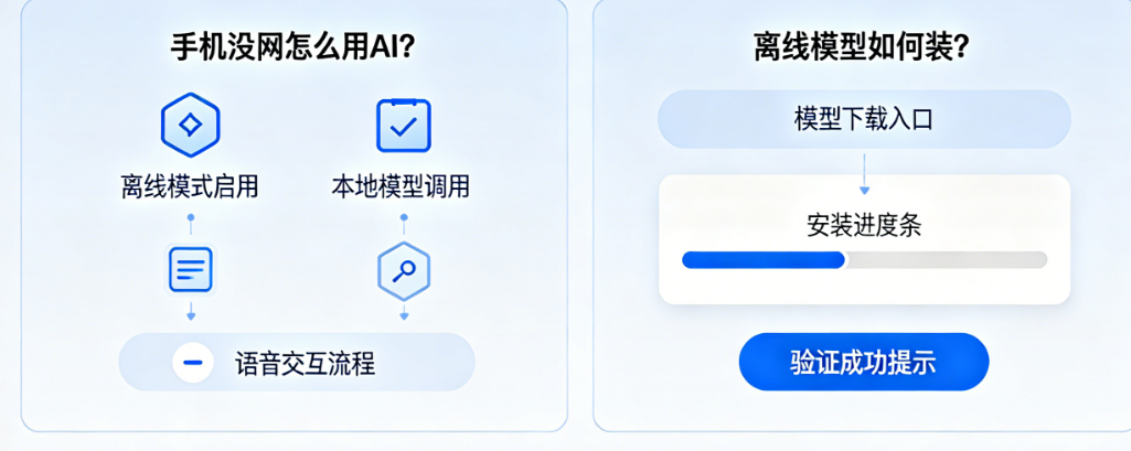 手机没网怎么用AI?离线模型如何装?——端侧智能对话App原型设计全解