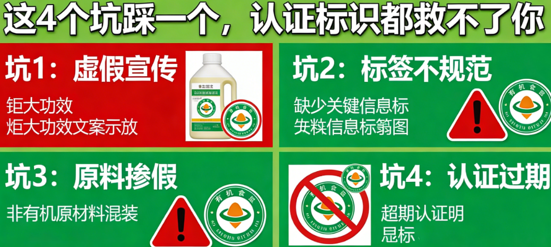 有机食品包装翻车现场:这4个坑踩一个,认证标识都救不了你