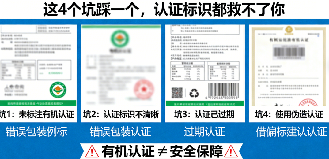 有机食品包装翻车现场:这4个坑踩一个,认证标识都救不了你