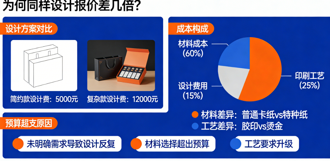 包装预算总超支?同样的设计,报价差几倍?揪出包装成本虚高的5个隐形坑