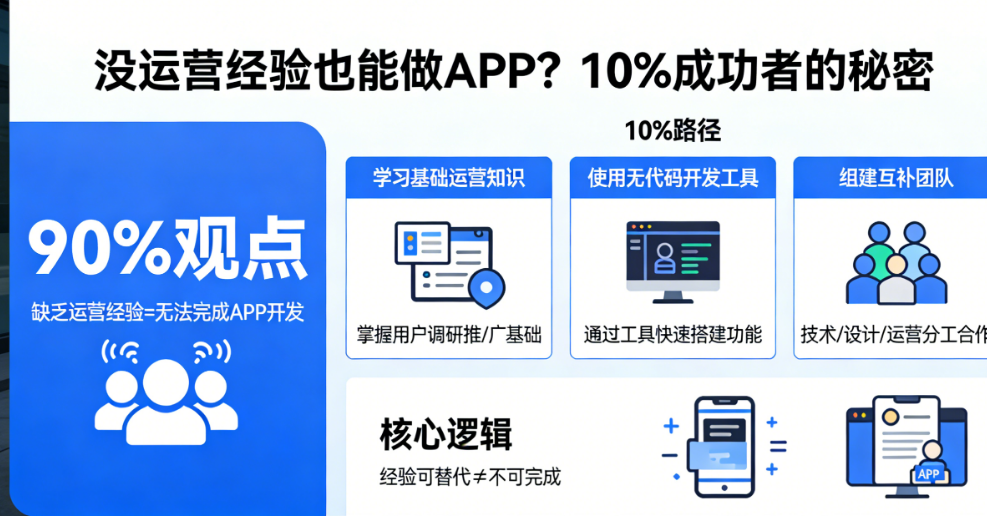 90%的人说没运营经验做不成APP,那10%的人是怎么做到的?
