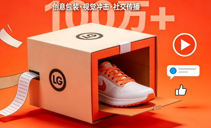 一个鞋盒，让开箱视频播放量破百万——鞋盒设计的营销力量