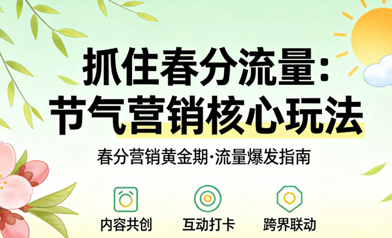 抓住春分流量：节气营销核心玩法