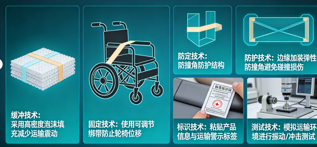 轮椅电商包装的5个关键技术：缓冲、固定、防护、标识、测试，一篇讲透