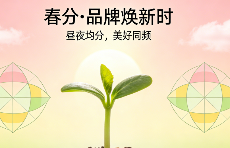品牌借势春分,这样设计更出圈