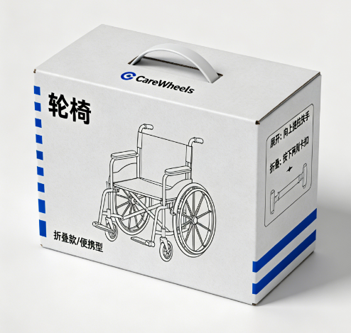 折叠轮椅vs电动轮椅:包装设计的核心差异在哪里?
