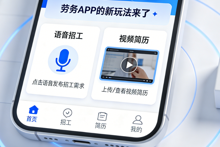 语音招工、视频简历:劳务APP的新玩法来了
