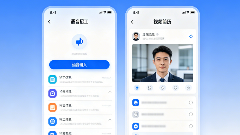语音招工、视频简历:劳务APP的新玩法来了